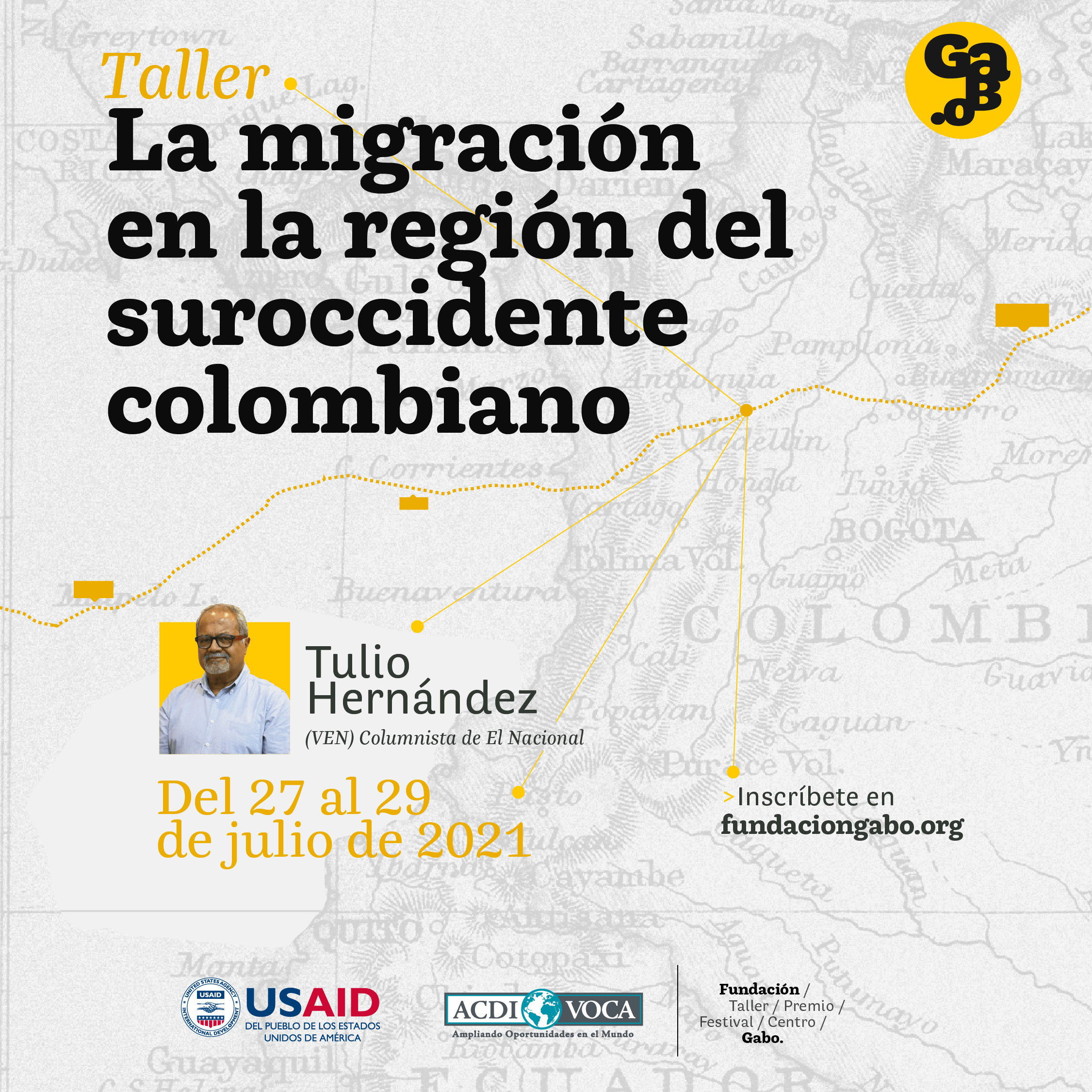 Taller ‘La migración en la región del suroccidente colombiano’